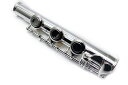 TUOREN 17キー B フットフルート ジョイントフルート 修理パーツ アクセサリー コネクター直径 20mm シルバーメッキ
