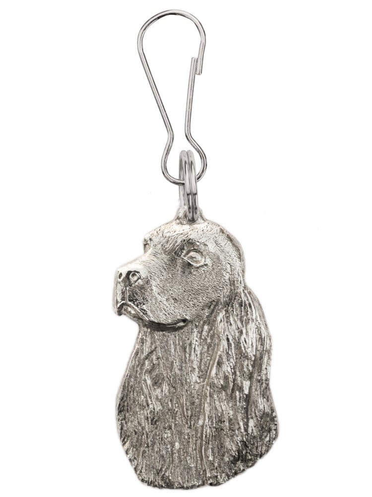 イングリッシュコッカースパニエル（ヘッド） イギリス製 アート ドッグ ジッププル コレクション