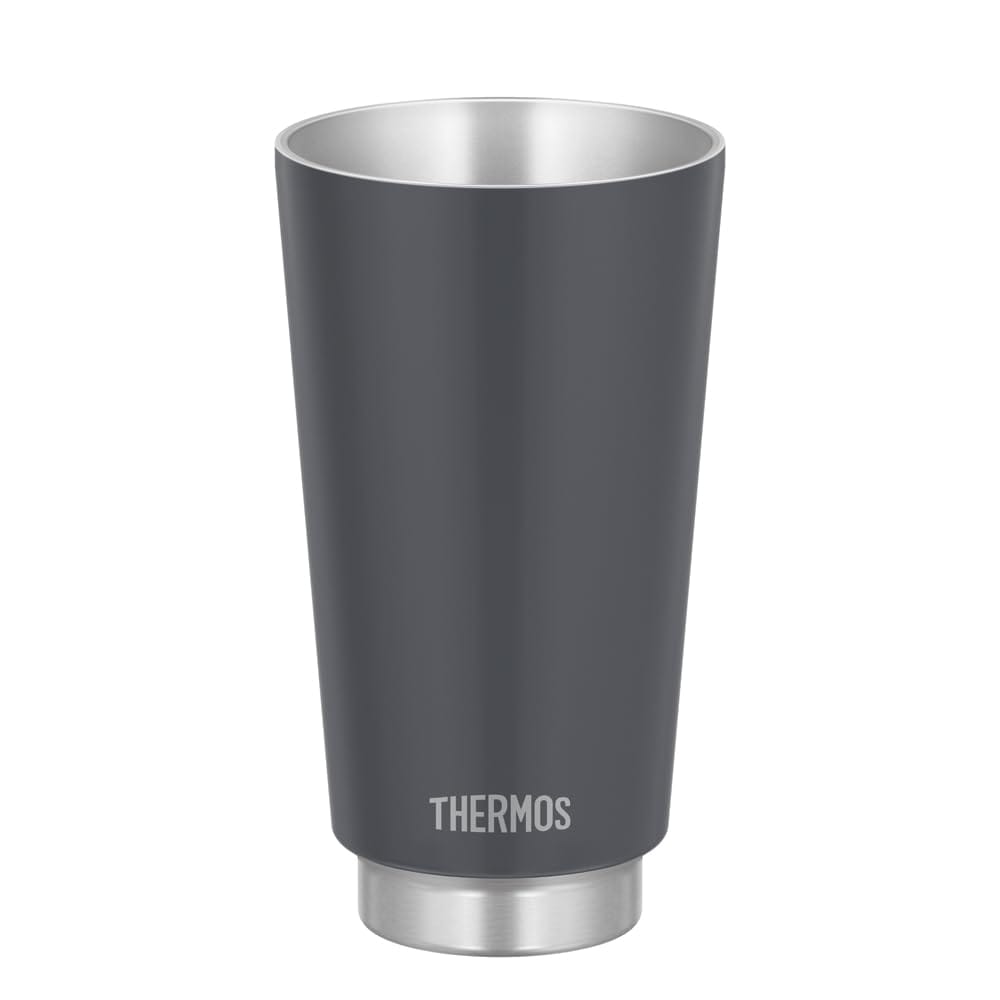 サーモス 真空断熱タンブラー 400ml ダークグレー JDV-400C DGY