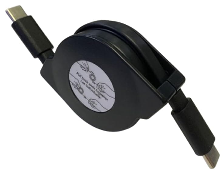 USB PD(Power Delivery)の最大で60W (20V / 3A) の高出力に対応しているため、Power Deliveryに対応した機器を接続することで高速充電が可能です。やわらかなケーブルと合わせて、軽いひっぱり感でスルスルと引き出せます。軽量かつコンパクトなUSB Type-C to Cケーブルです。また収納時などにケーブルが絡みにくい巻取りリールタイプです。対応デバイス iPhone 15/15 Plus/15 Pro/15 Pro Max, スマートフォン、タブレットPC、モバイルバッテリー、ポータブルゲーム機、オーディオプレーヤー、Wi-Fiルータ等、USB Type-C対応機種 ★充電器側のコネクターはUSB Type-C になります。別途AC充電器 (USB Type-Cポート)が必要です。, iPhone 16/16 Plus/16 Pro/16 Pro Max※生産に一定の不良率が存在する可能性があるため、1ヶ月間の無償返品サービスをご利用いただけます。 対応デバイス iPhone 15/15 Plus/15 Pro/15 Pro Max, スマートフォン、タブレットPC、モバイルバッテリー、ポータブルゲーム機、オーディオプレーヤー、Wi-Fiルータ等、USB Type-C対応機種 ★充電器側のコネクターはUSB Type-C になります。別途AC充電器 (USB Type-Cポート)が必要です。, iPhone 16/16 Plus/16 Pro/16 Pro Max