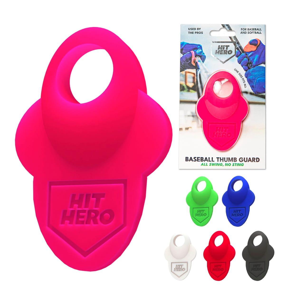 Hit Hero 野球 親指ガード バッティンググリップ フィンガーガード アクセサリー バッティング保護 バ..