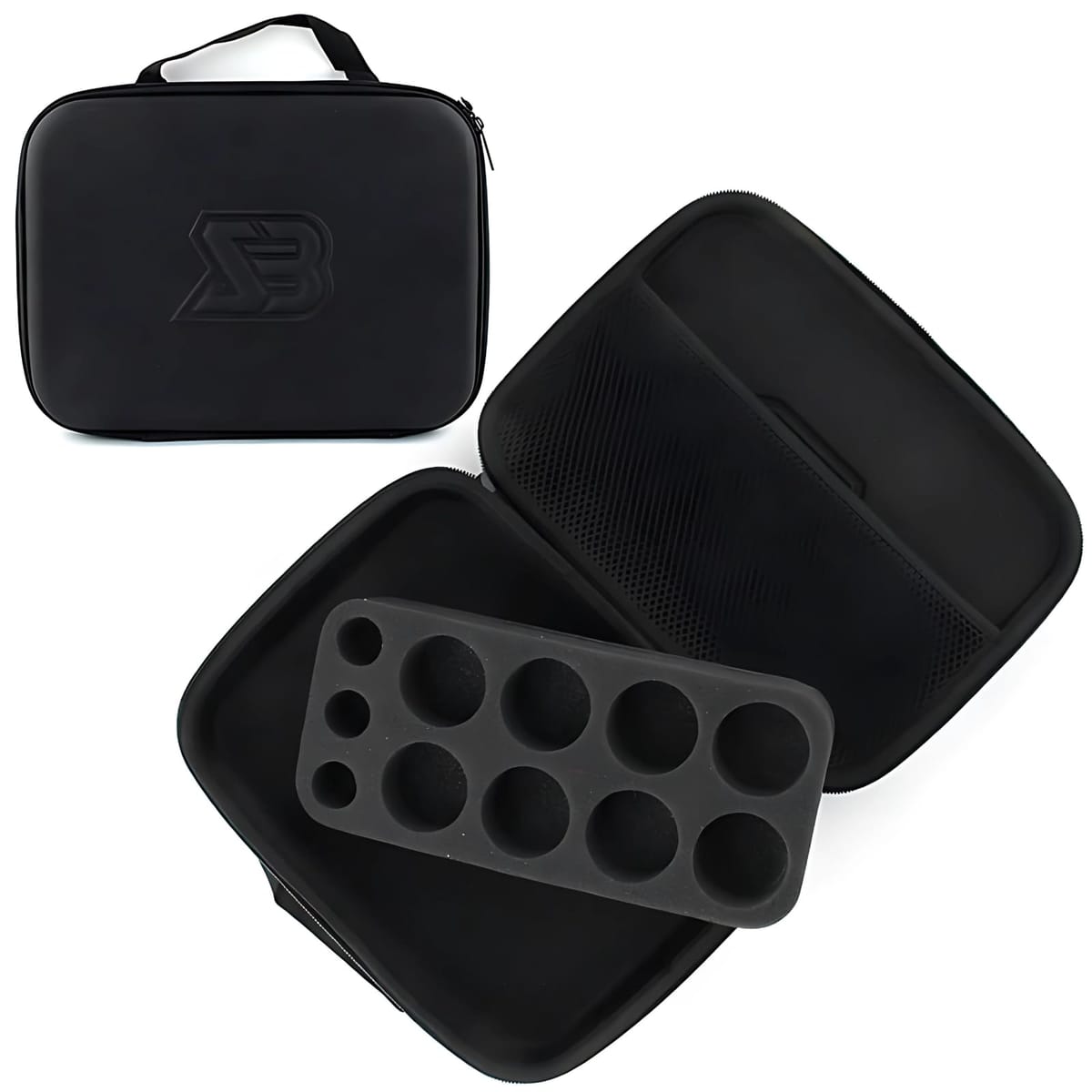 SPILOOPS ベイブレードケース ポータブル 持ち手付き 衝撃吸収 内蔵スポンジ 耐久性 収納ケース お子様..