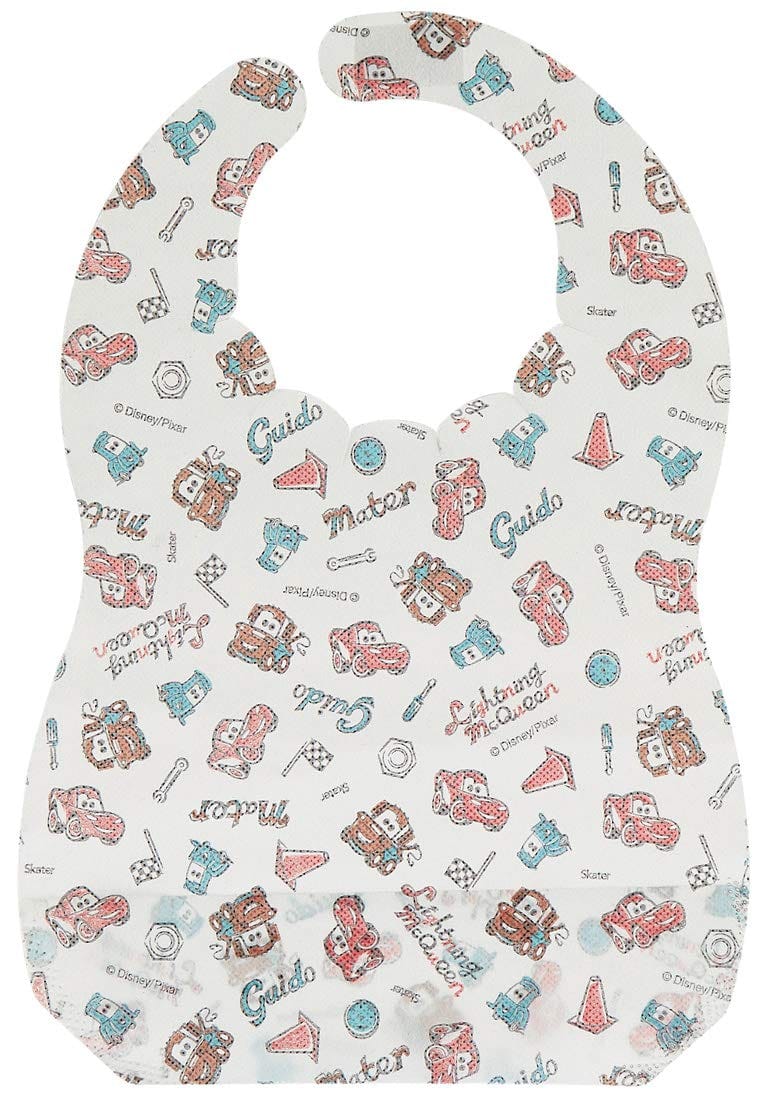 スケーター (skater) エプロン 使い捨て ベビーエプロン スタイ カーズ ディズニー FBEP1