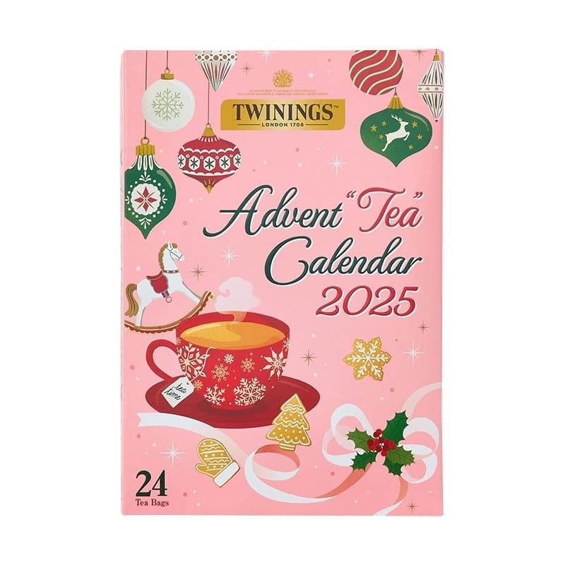 TWININGS トワイニング アドベント ティーカレンダー 2025 ★meel-shopロゴ入り THANK YOUカード＋オリジナル除菌シート付★