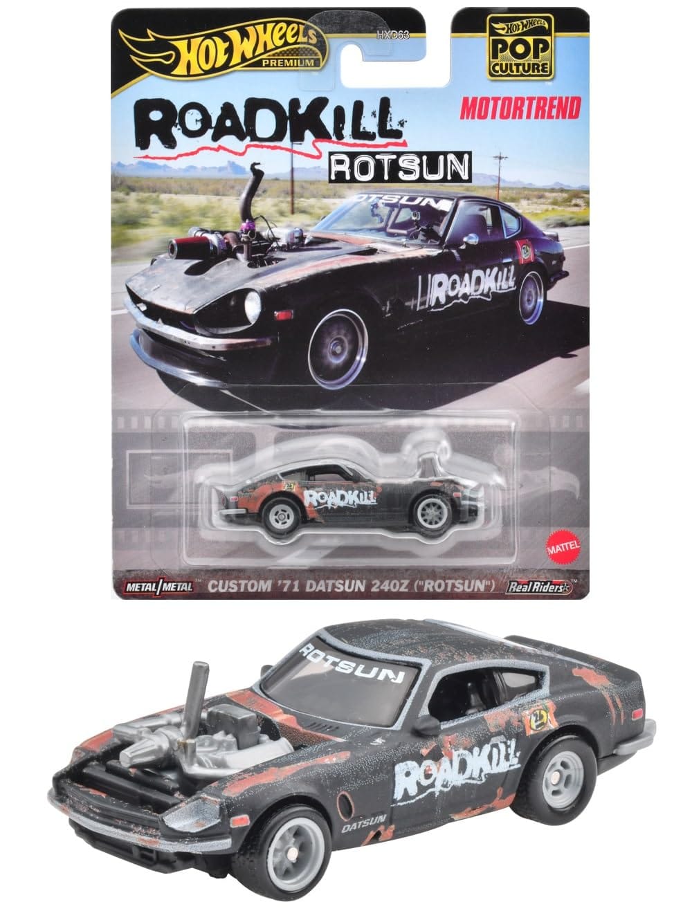 ホットウィール(Hot Wheels) ポップカルチャー ROADKILL ROTSUN - カスタム '71 ダットサン 240Z(