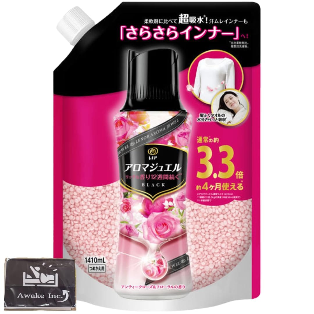 レノアハピネス アロマジュエル 詰め替え 大容量 アンティークローズ フローラル 香り付け専用ビーズ P＆G