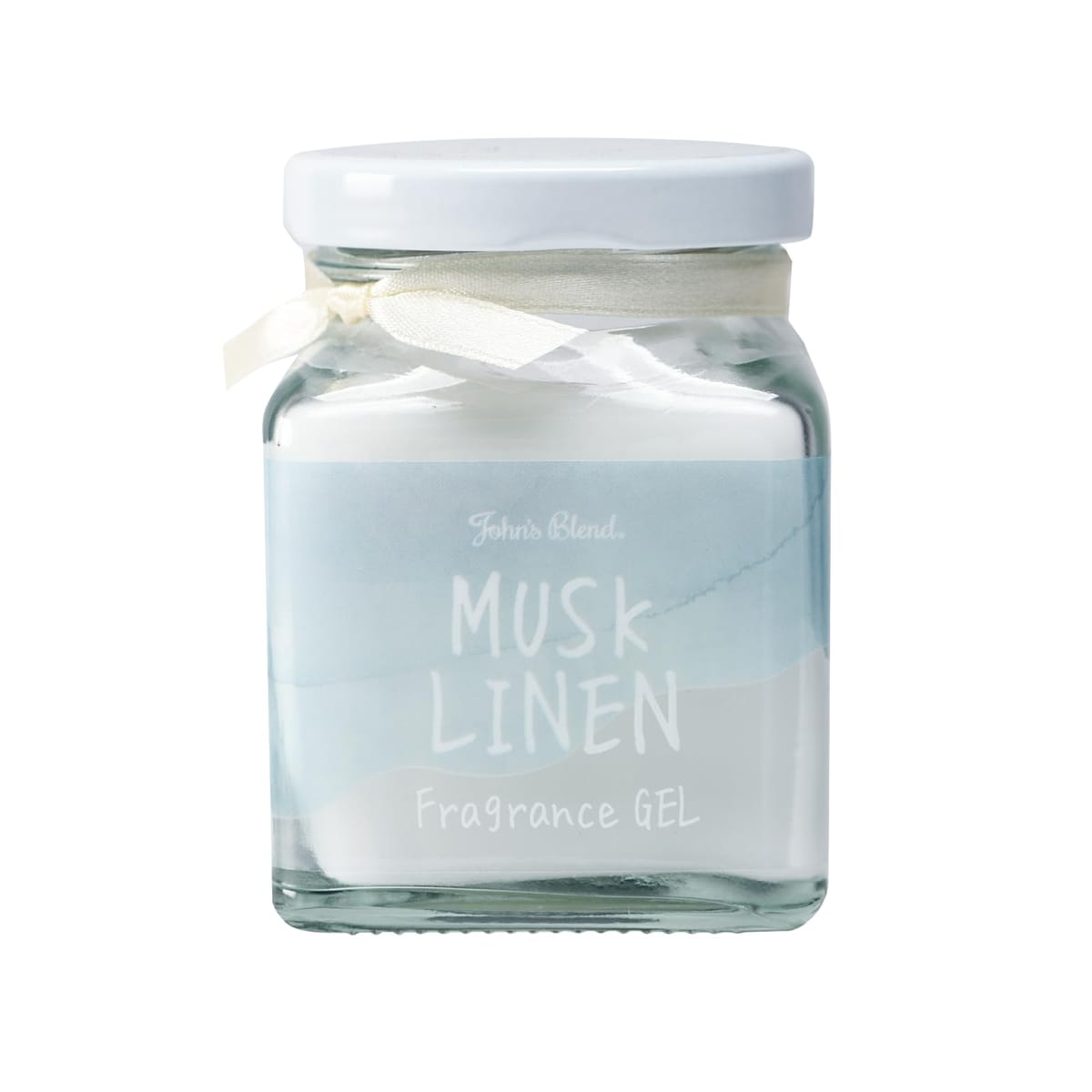 ジョンズブレンド 芳香剤 ムスク リネン フレグランスジェル 約4週間分 玄関 トイレ 寝室 置き型 ルー..
