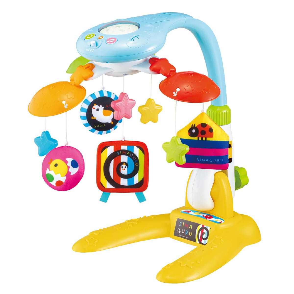 ジョイパレット 泣きやむ! 笑う! ねんねも♪しましまぐるぐる4wayプロジェクター&メリー