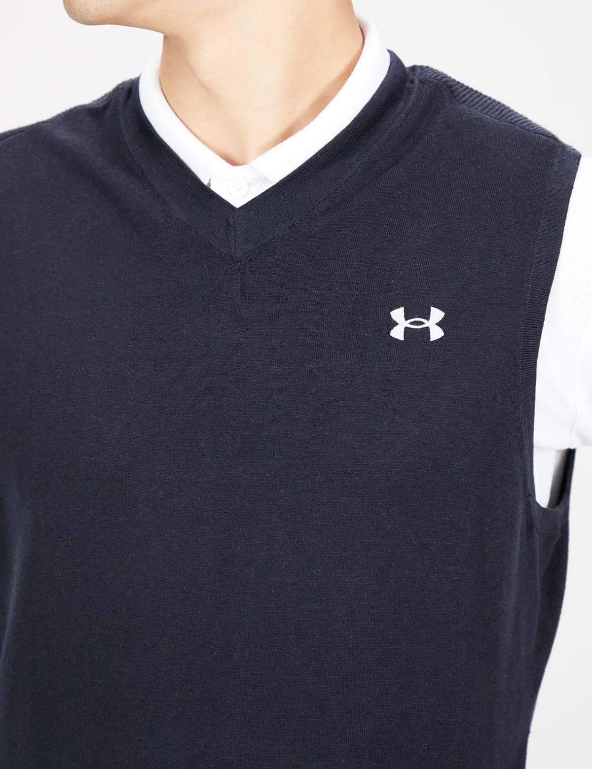 [アンダーアーマー] ゴルフアウター UAインテリニット ベスト メンズ