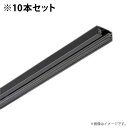 〔即納〕ライティングレール VI形 1箱10本入セット(黒色/ブラック)2m NDR0212(K)(NDR0212K)東芝ライテック 配線ダクトレール