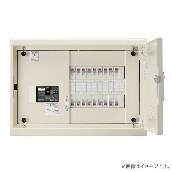 Rakuten - HMD3N7204（HMD3N7-204）横型分電盤 主幹サーキットブレーカ ドア付 リミッタスペースなし 20+4 75A 日東工業〔代引不可〕