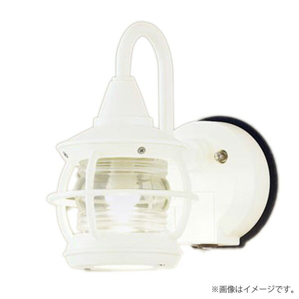 ※LGWC85218Zの後継品壁直付型　LED（電球色）　ポーチライト　密閉型　LED電球交換型・防雨型・FreePaお出迎え・点灯省エネ型・明るさセンサ付ランプ同梱包◆器具光束：237 lm　◆電圧：100 V　◆消費電力：5.1 W　◆消費効率：46.4 lm/W◆デザイン分類：Vintage◆【ガラスカバー】透明◆【アルミダイカスト】ホワイト◆壁直付型、密閉型◆Ra80◆PaPIRs・明るさセンサ付◆壁スイッチ切替（センサ←→連続点灯）◆センサ可動範囲〔全方向20度〕◆点灯照度調整機能付◆40形電球1灯器具相当◆密閉型◆LED電球専用商品◆入力電流（100V時）：0.091 A◆調光操作不可◆写真方向以外取り付け不可◆幅：153 mm　◆高：252 mm　◆出しろ：275 mm◆質量：1.7 kg◆LED電球小形電球タイプ4.3W1灯（E17）（電球色）　◆色温度：2700 K　◆光源寿命40000時間（光束維持率70％）メーカー希望小売価格はメーカーカタログに基づいて掲載しています