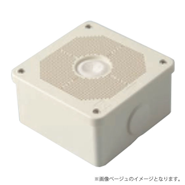 露出用四角ボックス（取付自在蓋）PV4B-BLNF1J ベージュ/PV4B-BLNF1M ミルキーホワイト/PV4B-BLNF1 グレー（PV4BBLNF1J/PV4BBLNF1M/PV4BBLNF1）未来工業