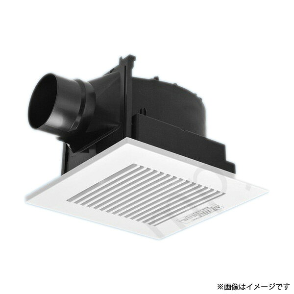 天井埋込形換気扇天埋換気扇（低騒音形・ルーバーセット）排気　低騒音・大風量形樹脂製本体　ルーバーセットタイプ埋込寸法：240mm角　適用パイプ径：φ100mm湿気に強い樹脂製で、サニタリーを中心に広い用途に設置できます。シンプルなホワイト格子ルーバーの標準タイプ●高効率モーターで低消費電力●低騒音設計●羽根が簡単に外せてお掃除ラクラク●風圧式高気密シャッター付●耐湿仕様●電源接続部−本体外部本体：樹脂製羽根：樹脂製ルーバー：樹脂製埋込寸法：240mm角適用パイプ：呼び径φ100mm■スイッチ（別売品）FY-SV06W（ON-OFF）壁埋込形