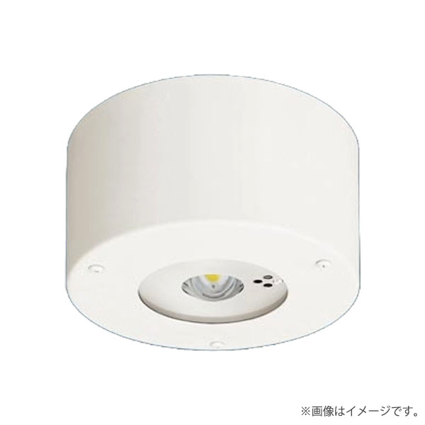 天井直付型　LED（昼白色）　非常用照明器具　30分間タイプ・LED低天井用（ 3m）　防湿型・防雨型・自己点検スイッチ付・リモコン自己点検機能付◆電圧：100〜242 V　◆消費電力：1 W◆【レンズ】ガラス◆【パネル】ガラス（透明）◆【カバー】アルミ（ホワイトつや消し仕上）◆【蓄電池】ニッケル水素蓄電池◆点検スイッチ付◆充電モニタ（緑）付◆自己点検スイッチ付◆IP23　防湿◆天井直付型、30分間タイプ・LED低天井用（〜3m）◆Ra70◆非常灯評定番号：LALE-007【交換電池】FK706【リモコン】FSK90910K（別売）◆●水平天井取付専用◆幅：φ195 mm　◆高：134 mm◆質量：1.1 kg◆非常時・非常灯用LED点灯　　常時消灯　◆色温度：5000 KLED内蔵メーカー希望小売価格はメーカーカタログに基づいて掲載しています