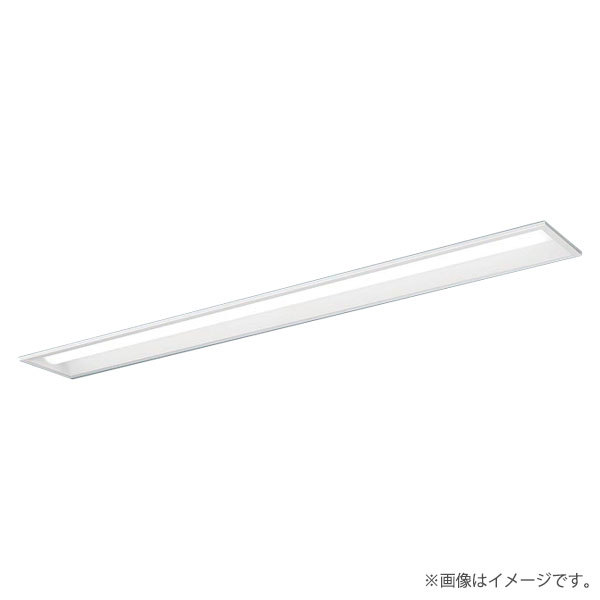 天井埋込型　40形　一体型LEDベースライト　連続調光型調光タイプ（ライコン別売）◆器具光束：9450 lm　◆安定器出力型：定格出力型　◆安定器補足：＜約5〜100％連続調光型＞　◆電圧：100〜242 V　◆消費電力：56 W　◆消費効率：168.7 lm/W◆【本体】亜鉛鋼板◆【反射板】鋼板（高反射白色粉体塗装）◆【ライトバー（カバー）】ポリカーボネート（乳白）◆天井埋込型、一般タイプ・10000 lmタイプ・白色◆Ra83◆幅：170 mm　◆長：1254 mm　◆埋込穴幅：150 mm　◆埋込穴長：1235 mm　◆埋込高：49 mm◆質量：2.6 kg◆LED（白色）　◆色温度：4000 K　◆光束維持時間40000時間（光束維持率85％）LED内蔵電源ユニット内蔵メーカー希望小売価格はメーカーカタログに基づいて掲載しています