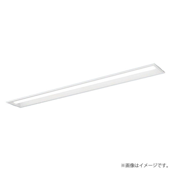 リニューアル用　天井埋込型　40形　一体型LEDベースライト◆器具光束：4830 lm　◆安定器出力型：定格出力型　◆安定器補足：＜出力固定型＞　◆電圧：100〜242 V　◆消費電力：31.9 W　◆消費効率：151.4 lm/W◆【本体】亜鉛鋼板◆【反射板】鋼板（高反射白色粉体塗装）◆【ライトバー（カバー）】ポリカーボネート（乳白）◆天井埋込型、一般タイプ・5200 lmタイプ・白色◆Ra83◆幅：170 mm　◆長：1254 mm　◆埋込穴幅：150 mm　◆埋込穴長：1235 mm　◆埋込高：95 mm◆質量：3.2 kg◆LED（白色）　◆色温度：4000 K　◆光束維持時間40000時間（光束維持率85％）LED内蔵電源ユニット内蔵メーカー希望小売価格はメーカーカタログに基づいて掲載しています