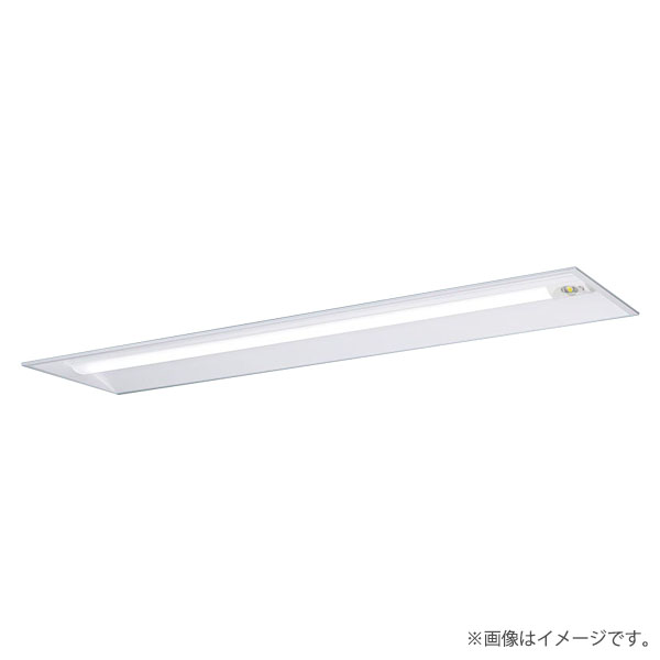※XLG461UGNJLE9（XLG461UGNJ LE9）の後継品天井埋込型　40形　一体型LEDベースライト（非常用）　30分間タイプ　自己点検スイッチ付・リモコン自己点検機能付・非常時LED一般出力型◆全光束：6680 lm　◆安定器出力型：定格出力型　◆安定器補足：＜出力固定型＞　◆電圧：100〜242 V　◆消費電力：44.2 W　◆消費効率：151.1 lm/W◆点検スイッチ付◆充電モニタ（緑）付◆自己点検スイッチ付◆天井埋込型、30分間タイプ、非常用照明器具・6900 lmタイプ・昼白色・非調光◆Ra83（常用光源）◆Ra70（非常用光源）◆非常灯評定番号：LALE-027【交換電池】FK792【リモコン】FSK90910K（別売）◆注）調光はできません。◆幅：240 mm　◆長：1254 mm　◆埋込穴幅：220 mm　◆埋込穴長：1235 mm　◆埋込高：54 mm◆質量：3.2 kg◆非常時・本体組込LED点灯　　常時・ライトバー点灯　◆色温度：5000 K　◆光束維持時間40000時間（光束維持率85％）LED内蔵電源ユニット内蔵メーカー希望小売価格はメーカーカタログに基づいて掲載しています