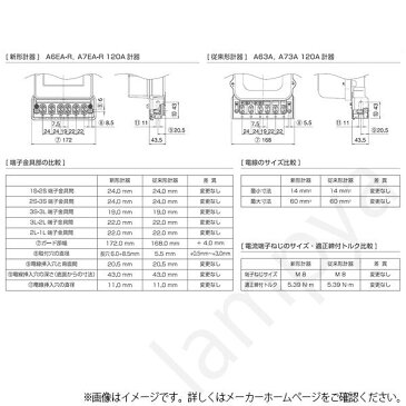 〔即納〕大崎電気工業 A6EA-R 100V 120A 50Hz 東日本 単相3線式 A6EA-R100V120A50Hz 電子式電力量計（検定付）