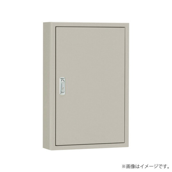 盤用キャビネット 露出形 B16-54 フカサ160mm 木製基板付 ライトベージュ色（B1654）〔代引不可〕