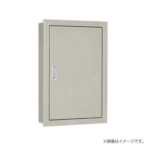 盤用キャビネット 埋込形 BF12-64 フカサ120mm 木製基板付 クリーム色（BF1264）〔代引不可〕