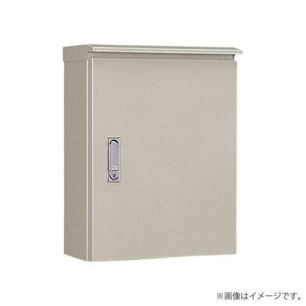 樂天商城 - 屋外用制御盤キャビネット 屋根付 ORB20-66 フカサ200mm 木製基板付 ライトベージュ色（ORB2066）〔代引不可〕