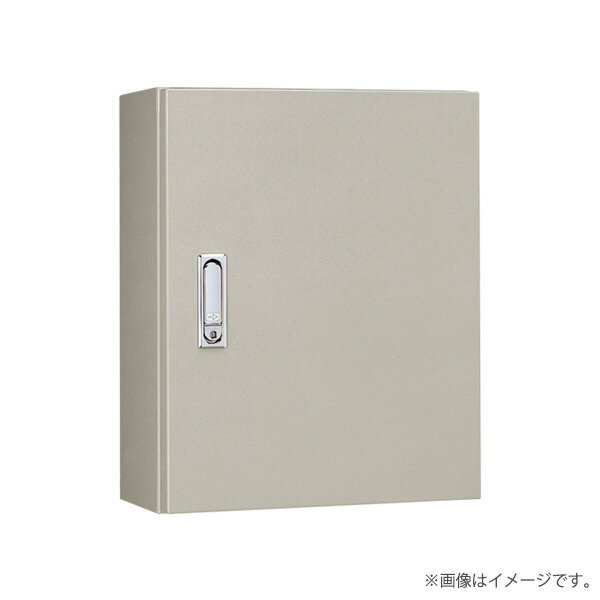 RA形制御盤キャビネット RA20-1016-2 フカサ200mm 鉄製基板付 クリーム色（RA2010162）〔代引不可〕