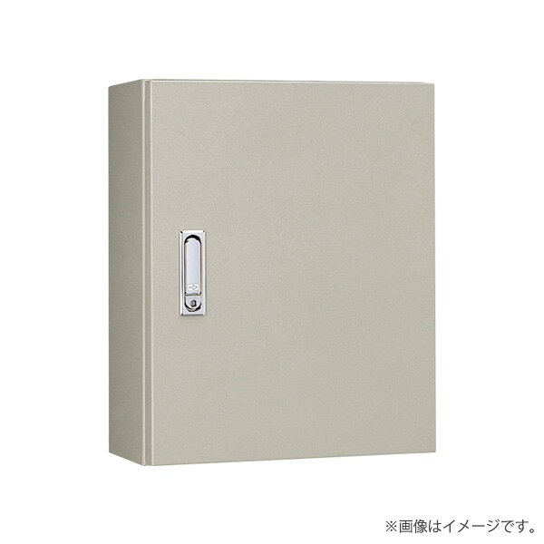 Rakuten - RA形制御盤キャビネット RA20-128-2 フカサ200mm 鉄製基板付 クリーム色（RA201282）〔代引不可〕