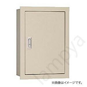 乐天商城 - 盤用キャビネット 埋込形 BF12-415 フカサ120mm 木製基板付 ライトベージュ色（BF12415）〔代引不可〕