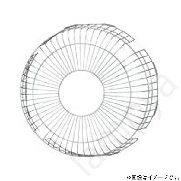 産業用換気扇有圧換気扇用保護ガード鋼線製50cm用色調：ホワイト塗装（マンセル 10YR9/1）1