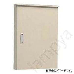 屋外用制御盤キャビネット 屋根付 OR12-68 フカサ120mm 鉄製基板付 ライトベージュ色（OR1268）〔代引不可〕