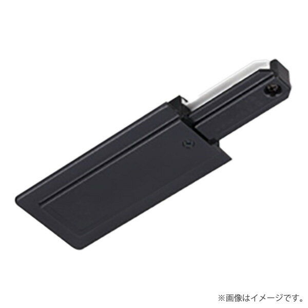 Rakuten - フィードインキャップ埋込形 VI形（黒色/ブラック）黒ねじ NDR0261B（K）（NDR0261BK）東芝ライテック（ライティングレール・配線ダクトレール用）
