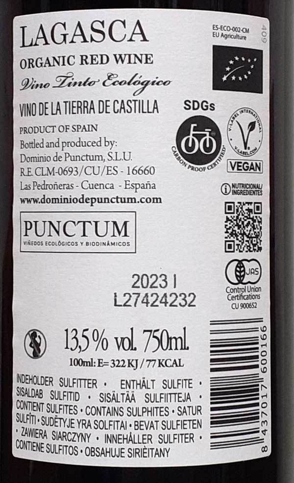 ラガスカ オーガニック ティント 赤ワイン テンプラニーリョ スペイン ラマンチャ 750ml 自然派ワイン Lagasca ORGANIC TINTO lamuno-10003289 自然派ワイン La Muno 楽天市場店 サンプル画像2