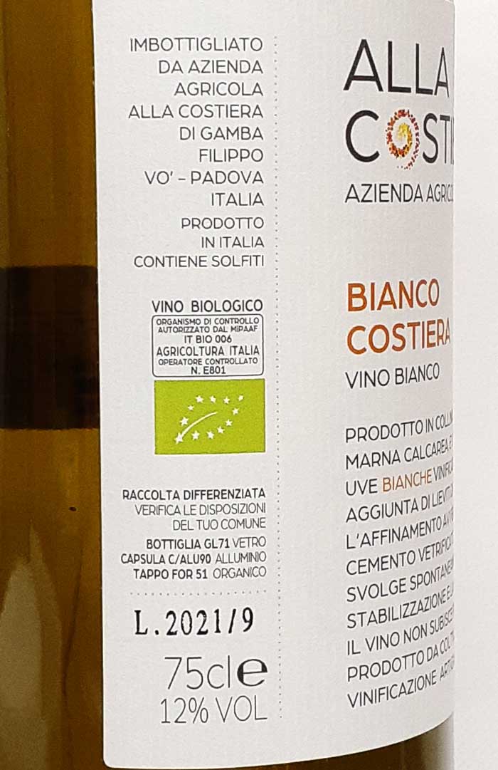 アッラ・コスティエッラ ビアンココスティッラ 白ワイン イタリア トスカーナ 750ml 自然派 ナチュラルワイン オーガニックワイン Alla Costiera Bianco Costiera lamuno-10001792 自然派ワイン La Muno 楽天市場店 サンプル画像2