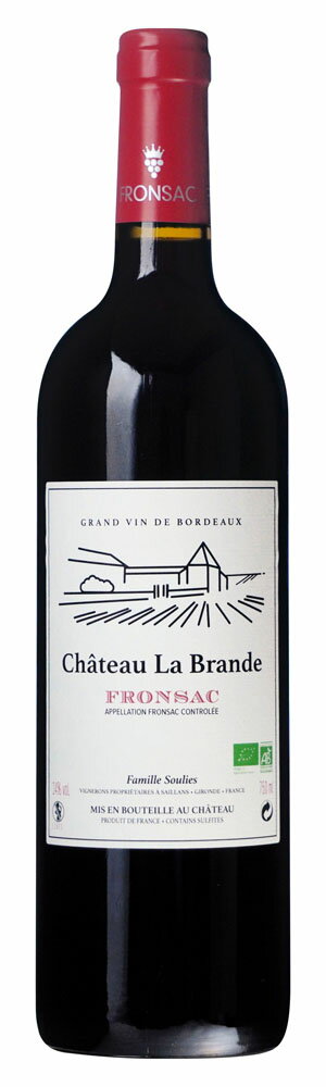 シャトー・ラ・ブランド ルージュ トラディション 2016年 赤ワイン フランス ボルドー 750ml オーガニックワイン Chateau La Brande 稲葉 2