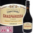 JrbLI[ uXR b\ OXpbT A}[r ԔA C^A G~[A}[j (Ì) 750ml CAVICCHIOLI LAMBRUSCO ROSSO GRASPAROSSA AMABILE