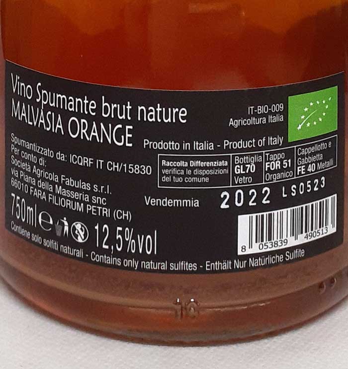 �ڴ���ۥե��ӥ�饹 ���ץޥ�� �ޥ�������� ��ȯˢ����󥸥磻�� �����ꥢ ���֥�åĥ� 750ml �����ɻߺ�̵ź�� �ʥ�����磻�� Fabulas Spumante Malvasia