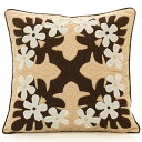 糸プレゼント中 ハワイアンキルトキット しつけ済み 制作 ハワイアンキルト キット 製作 手芸 キルティング キルト ハワイ 【クッションカバー】 【プルメリア ベージュ 】【初心者 中上級】