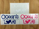 （オーシャンズラブ）OCEAN'S LOVEカッティングステッカー04 2