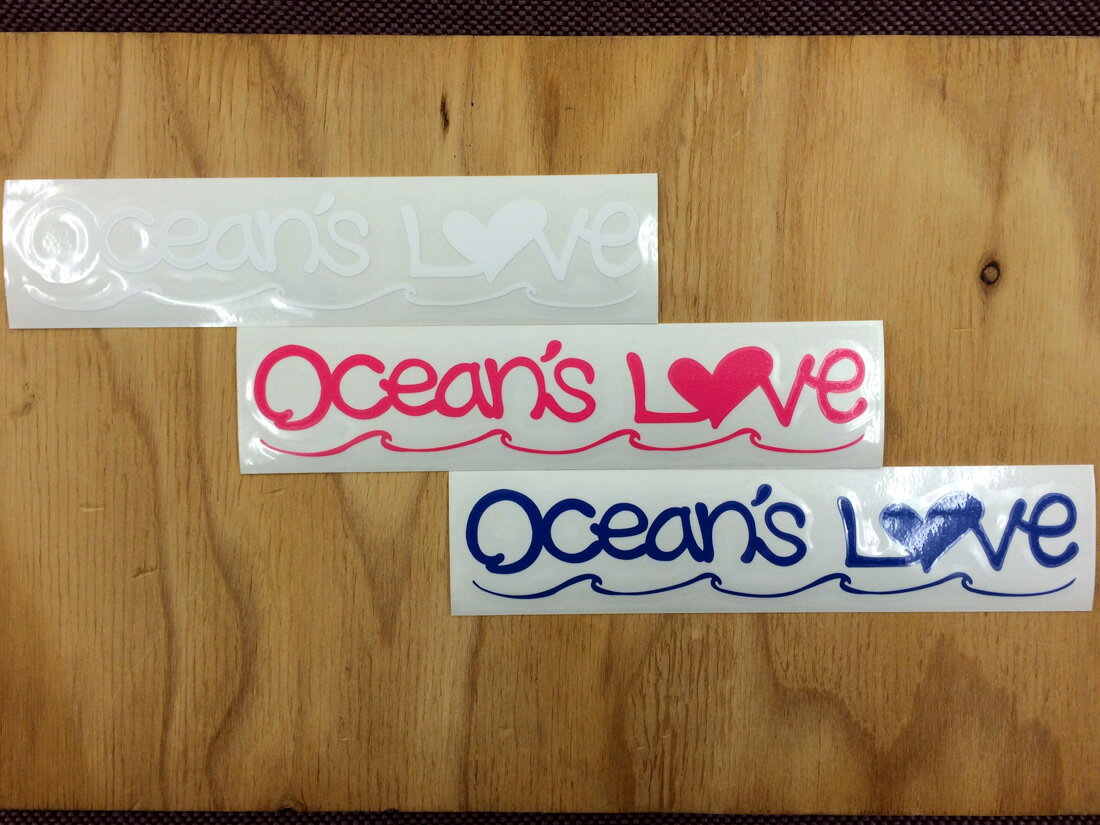 （オーシャンズラブ）OCEAN'S LOVEカッティングステッカー05