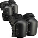 PRO-TEC KNEE&ELBOW PAD BLACK qUqWpveN^[Zbg ] XP[g EB^[X|[c Y fB[X WjA