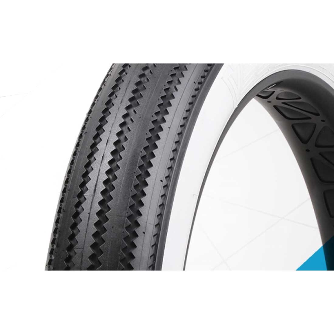 ] ^C VEE TIRE ZIG-ZAG 20~4.0 WHITE WALL C[r[g E-BIKE Ready t@bgoCN 20C`