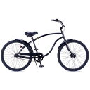 自転車 通販 RAINBOW 26TYPE-X CRUISER マットブラック×ブラックリム 26インチ レインボー ビーチクルーザー ファットバイク ネット販...