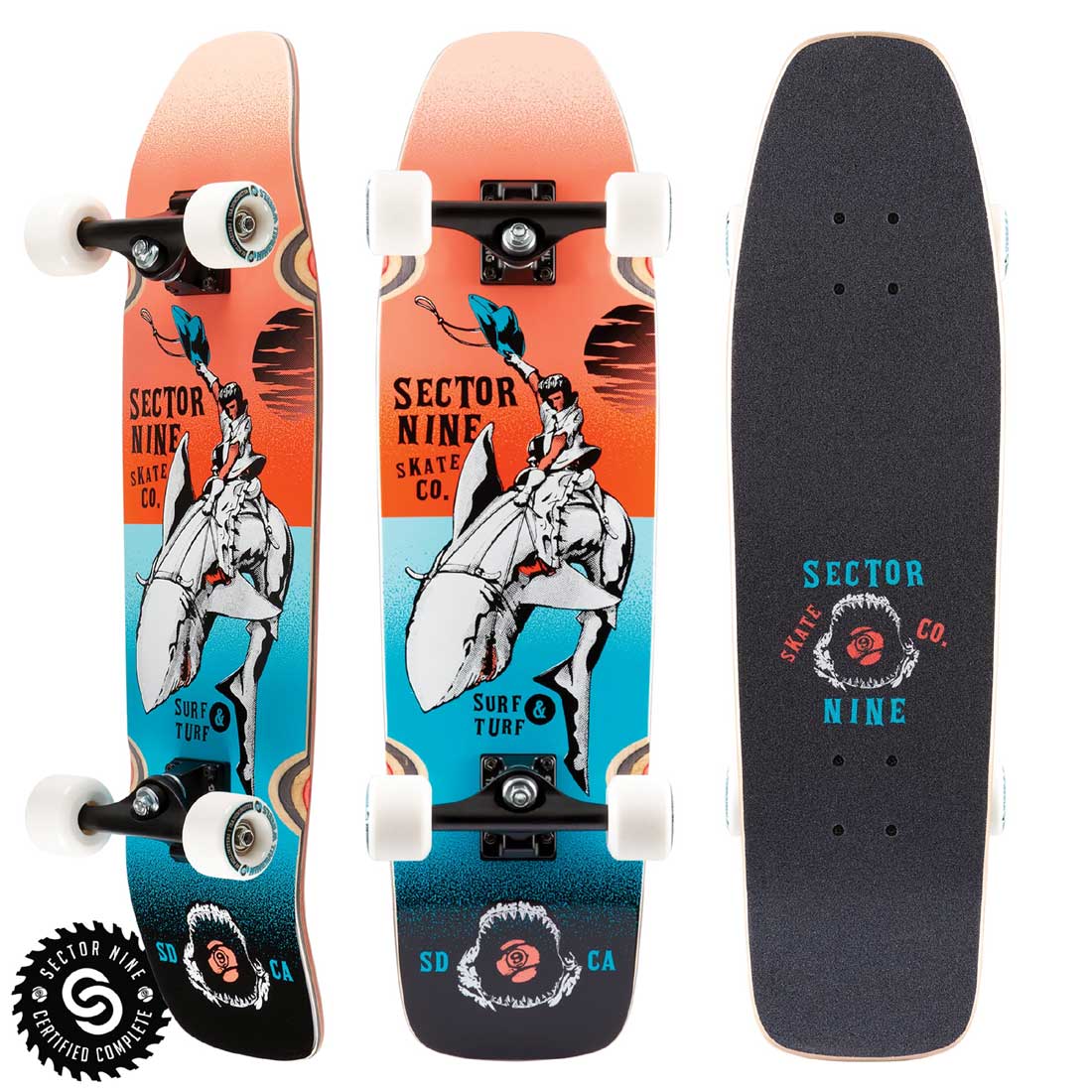 スケートボード SECTER9 CRUISER SERIES GAUCHO NINETY FIVE SK8 コンプリート オリンピック 初心者 メンズ レディース