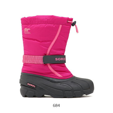 ソレル　ユースフルーリーSOREL【Youth Flurry】684 Deep Blush Tropic Pink