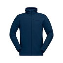 ノローナ　メンズ フォルケティン ウォームウール2 ストレッチ ジップフード NORRONA falketind warmwool2 stretch Zip Hood MENS Indigo Night