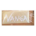 ナンガ カッティングステッカー大NANGA CUTTING STICKER LARGE2COLOR(4)