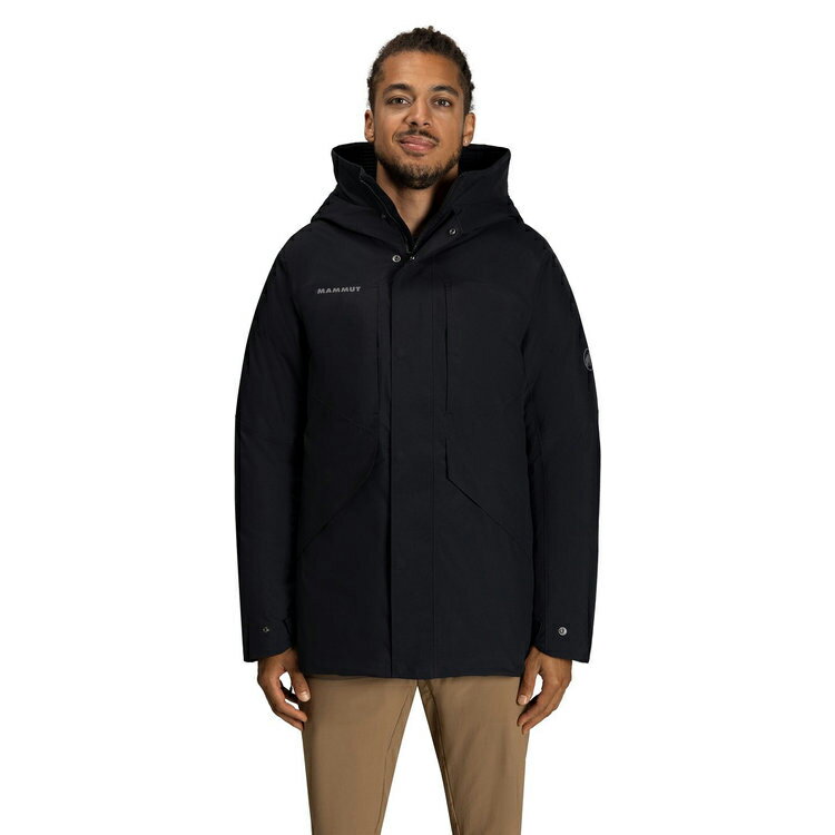 マムート 男性用 Mammut Floeberg HS Thermo Hooded Coat AF Men 0001Black