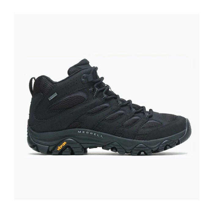 乐天商城 - メレル モアブ 3 シンセティック ミッド ゴアテックス メンズ MERRELL MOAB 3 SYNTHETIC MID GORE-TEX MENS TRIPLE BLACK