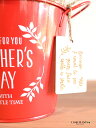 ガジュマル(幹太) Mother’s day ブリキ製 バケツ 赤色 木製プレート付き 【母の日ギフト プレゼント】 がじゅまるの木 ガジュマル 幸福をもたらす...